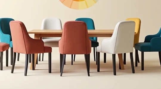 chaises qui complètent votre table à manger